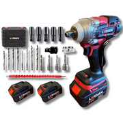 Llave de Impacto 21V + 2 Baterías y Accesorios