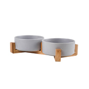 Plato Cerámica 850 ml doble Gris