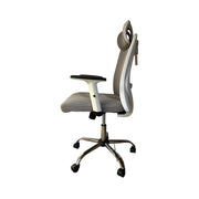 Silla Escritorio - Gris con Blanco