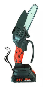 Motosierra Podadora Eléctrica 6 Pulgadas + 2 Baterías