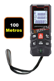 Medidor De Distancia Laser Digital 100m Con Accesorios