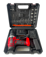 Taladro Percutor Destornillador Inalámbrico 21v + 2 Baterías