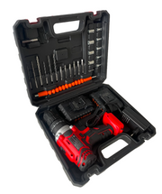 Taladro Percutor Destornillador Inalámbrico 21v + 2 Baterías