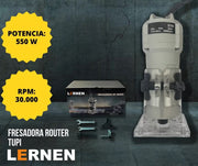 Kit Fresadora Router Tupi 6-6.35mm - 220v 50hz - 550w