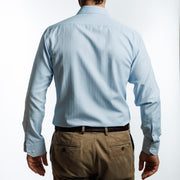 Camisa  Etiqueta Roja Celeste Texturada Espiga I25-1.0