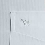 Camisa  Etiqueta Roja Blanca Texturada Mini espiga I25-1.0