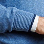 Sweater  Azul Jeans Escote en V