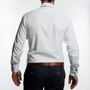 Camisa  Etiqueta Roja  Blanca Texturada Espiga I25-1.0