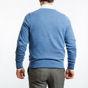 Sweater  Azul Jeans Escote en V