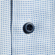 Camisa  Etiqueta Roja Celeste Texturada Mico Puntos I25-1.0