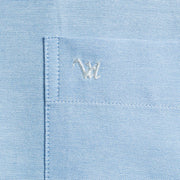 Camisa Celeste Pint Point Oxford Etiqueta Roja V24-25-1.2