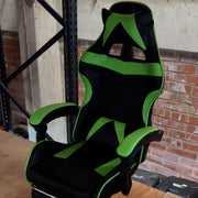 Silla Gamer -Negro con Verde